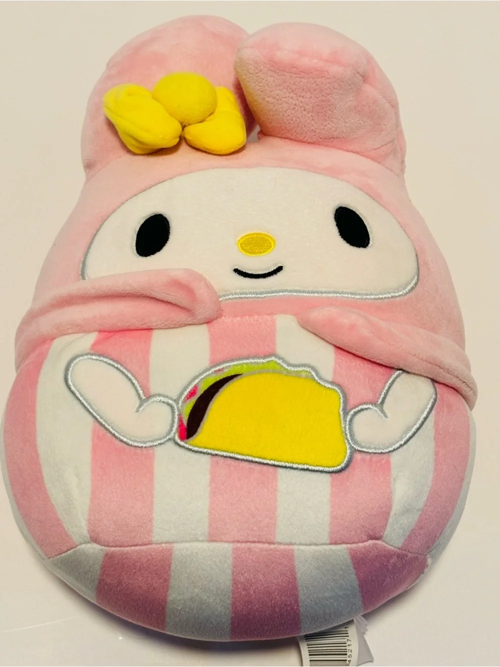 3 for$30 Sanrio My Melody Pink and White Striped Plush Pillow - Picture 5 of 9
